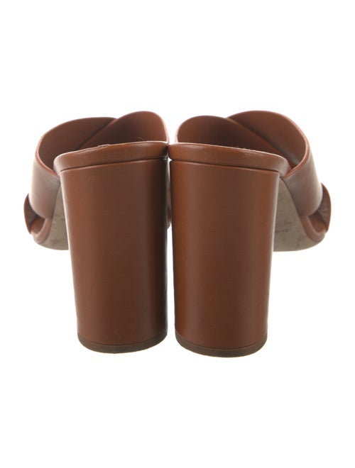 Saint Laurent Leather Slides