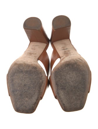 Saint Laurent Leather Slides