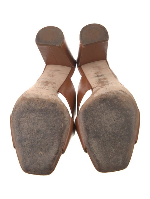 Saint Laurent Leather Slides