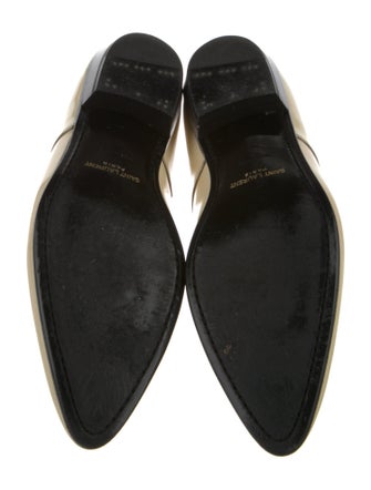 Saint Laurent Patent Leather Derby Shoes
