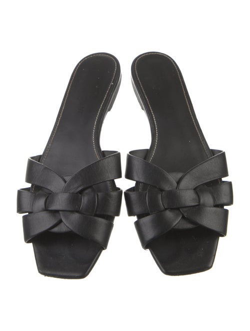 Saint Laurent Leather Slides