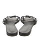 Saint Laurent Leather Slides