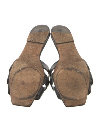 Saint Laurent Leather Slides