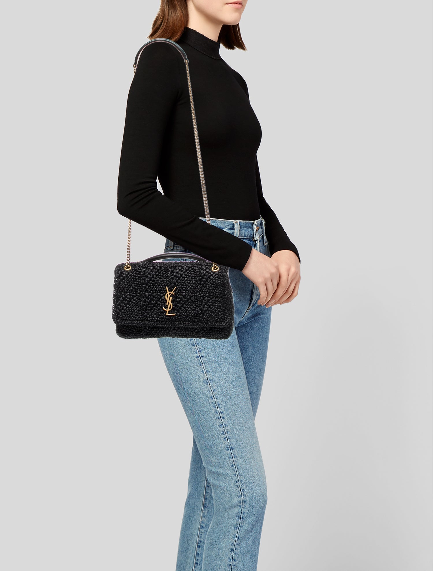 Saint Laurent Raffia Jamie Medium 2022