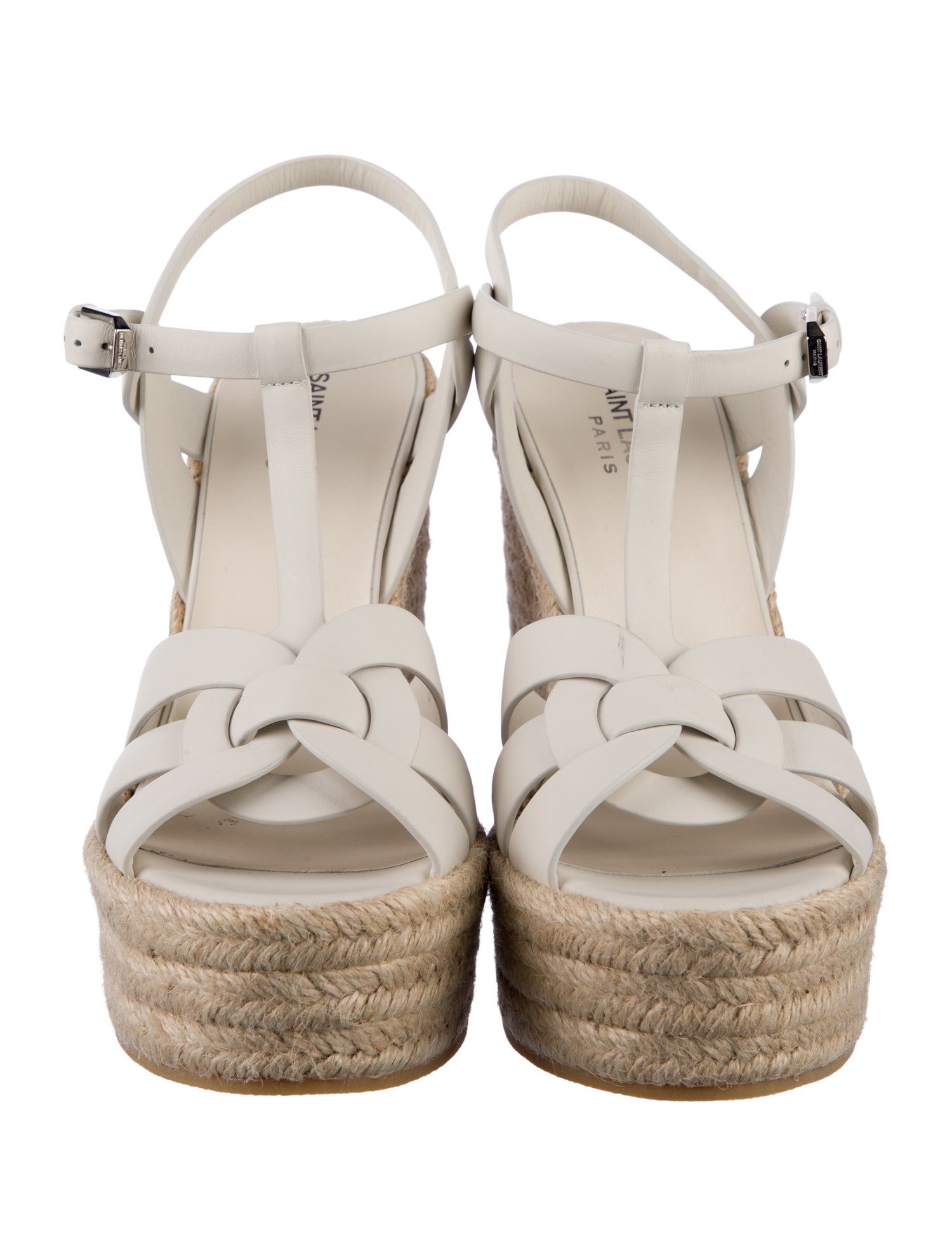 Saint Laurent Leather Espadrilles