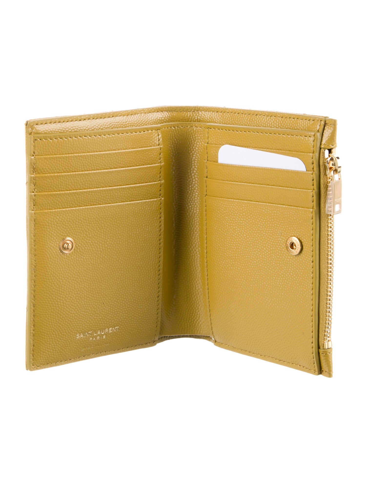 Saint Laurent 2022 Patent Leather Wallet