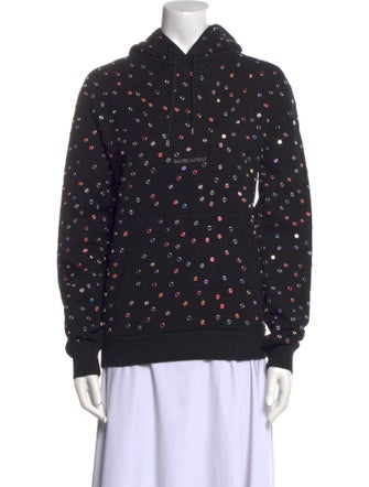Saint Laurent Polka Dot Print Turtleneck Sweatshirt