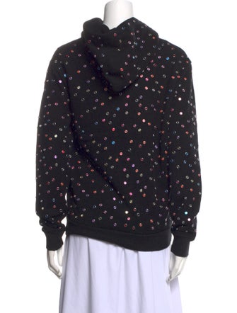 Saint Laurent Polka Dot Print Turtleneck Sweatshirt