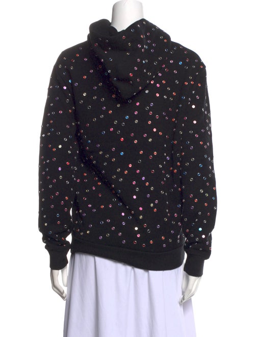 Saint Laurent Polka Dot Print Turtleneck Sweatshirt