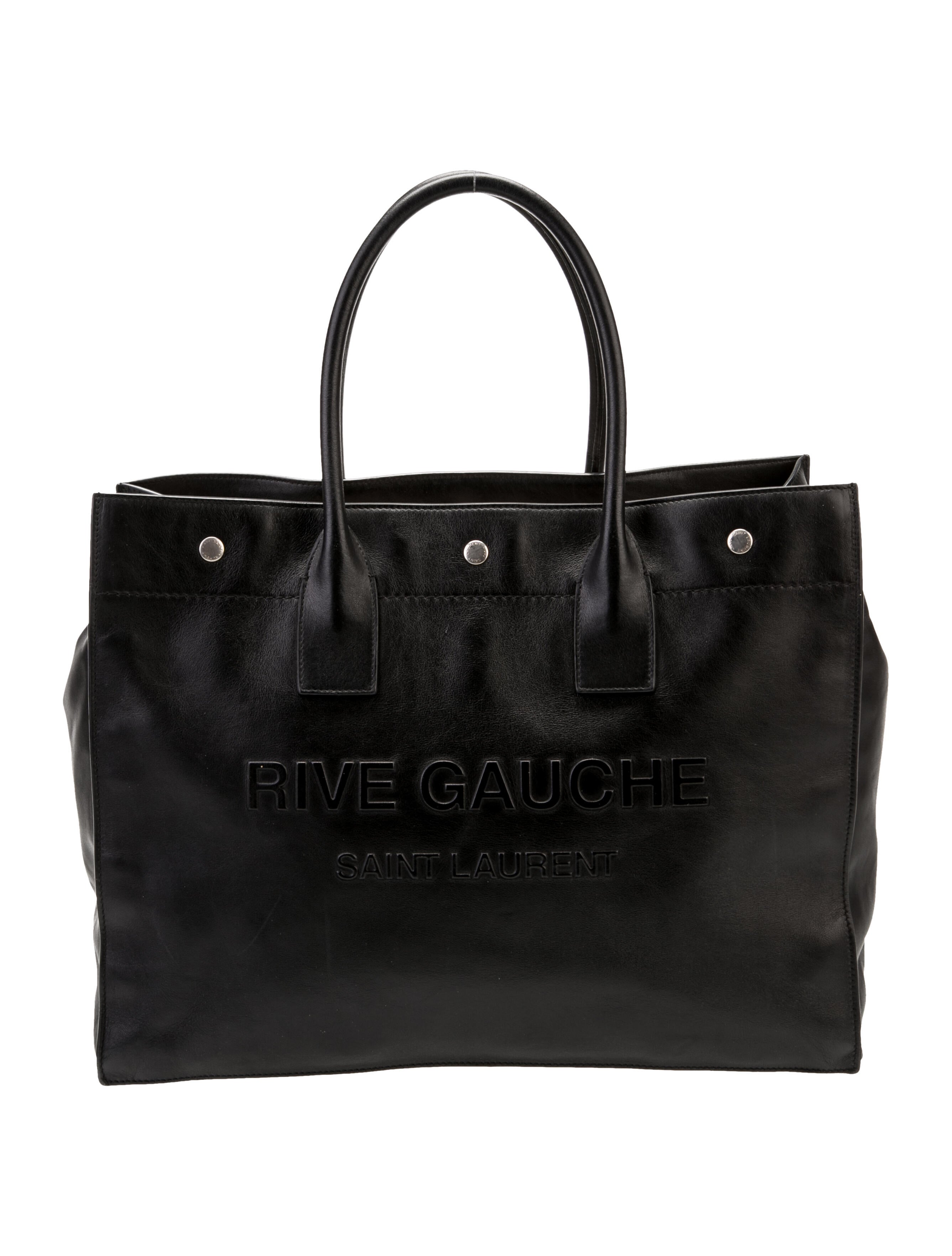 Saint Laurent Leather Rive Gauche Small 2022