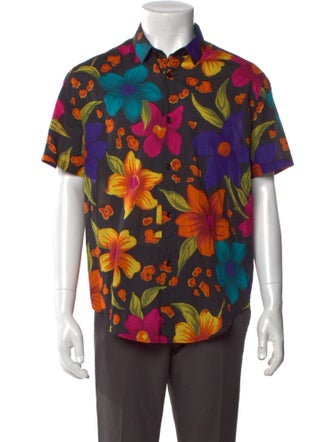 Saint Laurent 2021 Floral Print Shirt