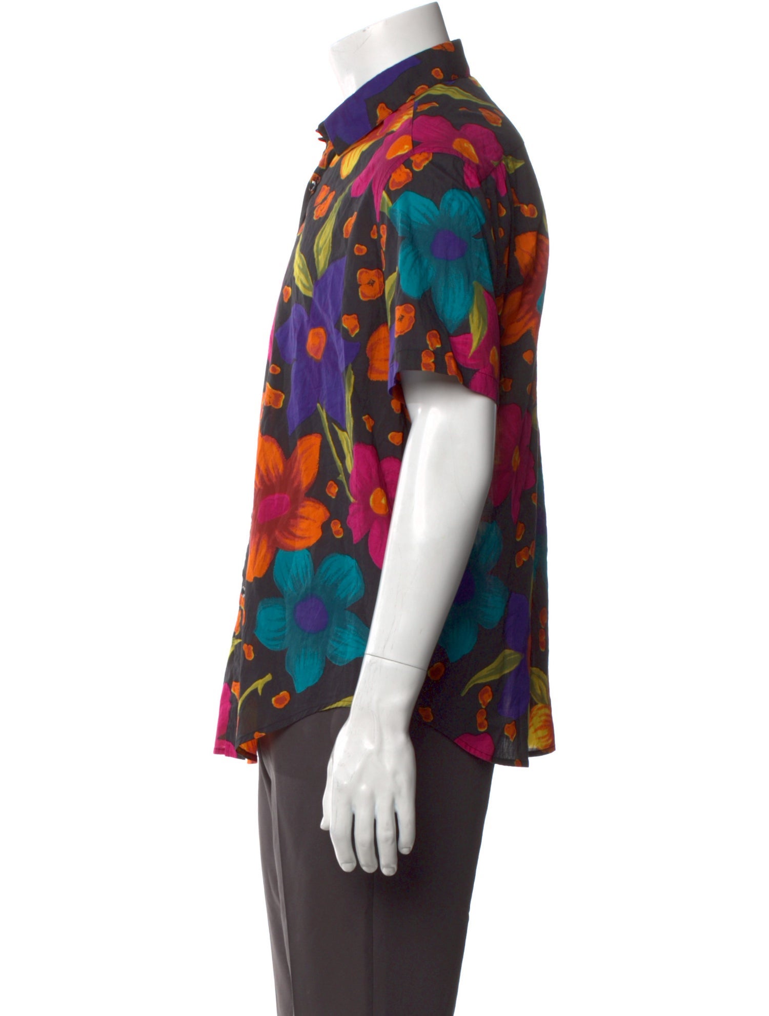 Saint Laurent 2021 Floral Print Shirt