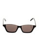 Saint Laurent Square Tinted Sunglasses