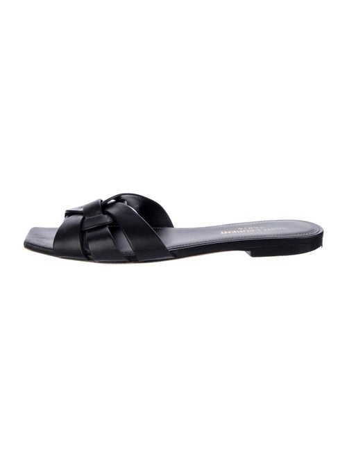 Saint Laurent Leather Slides