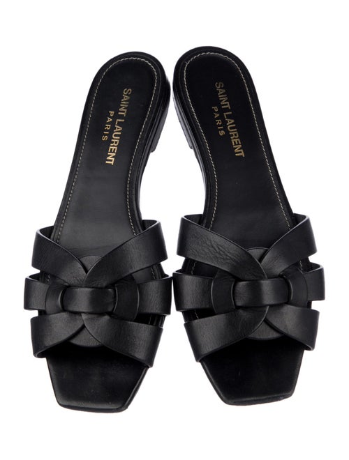 Saint Laurent Leather Slides