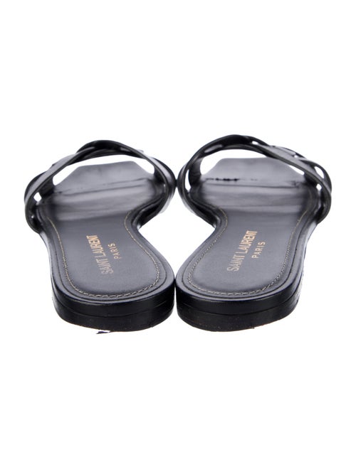 Saint Laurent Leather Slides