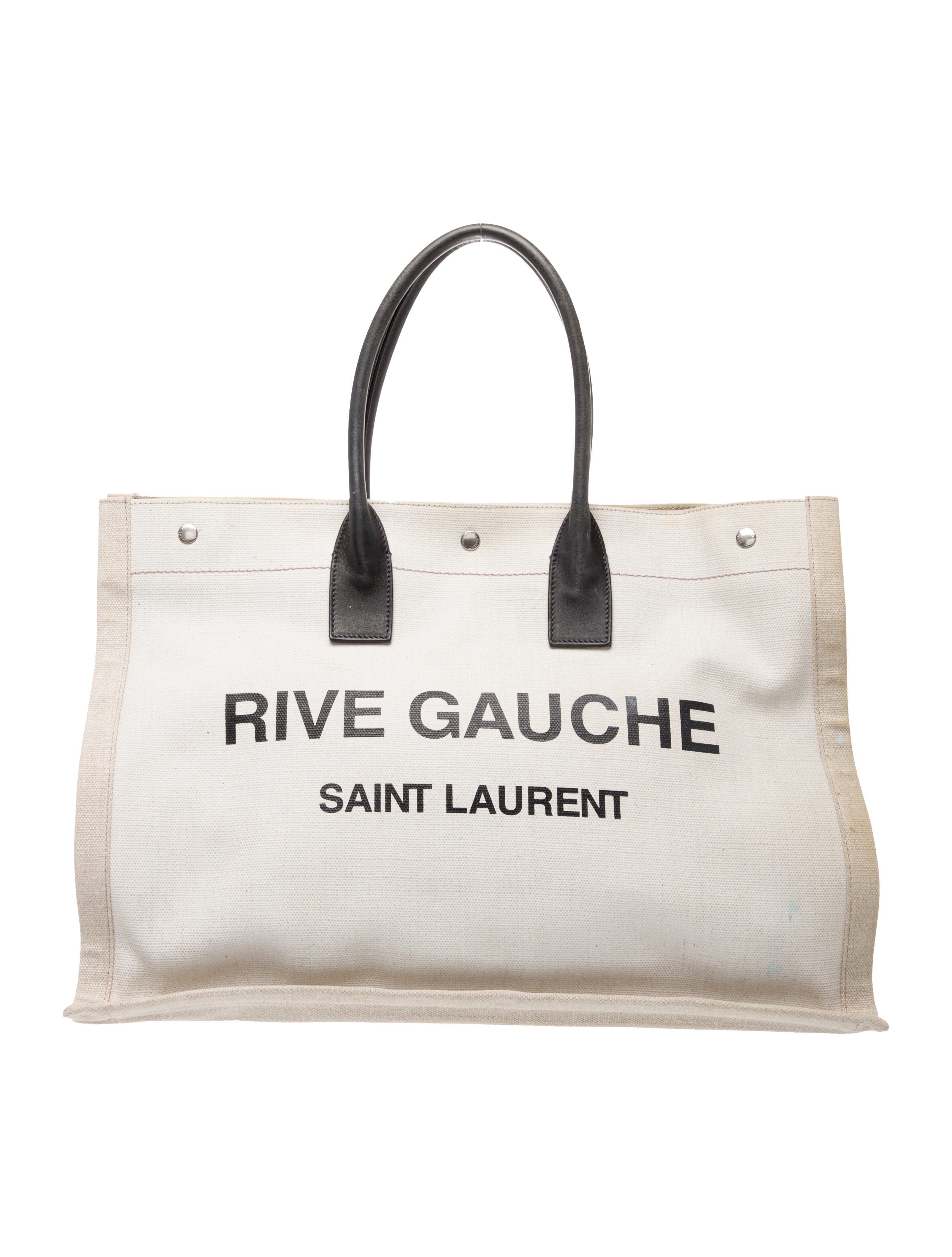 Saint Laurent Canvas Rive Gauche Large