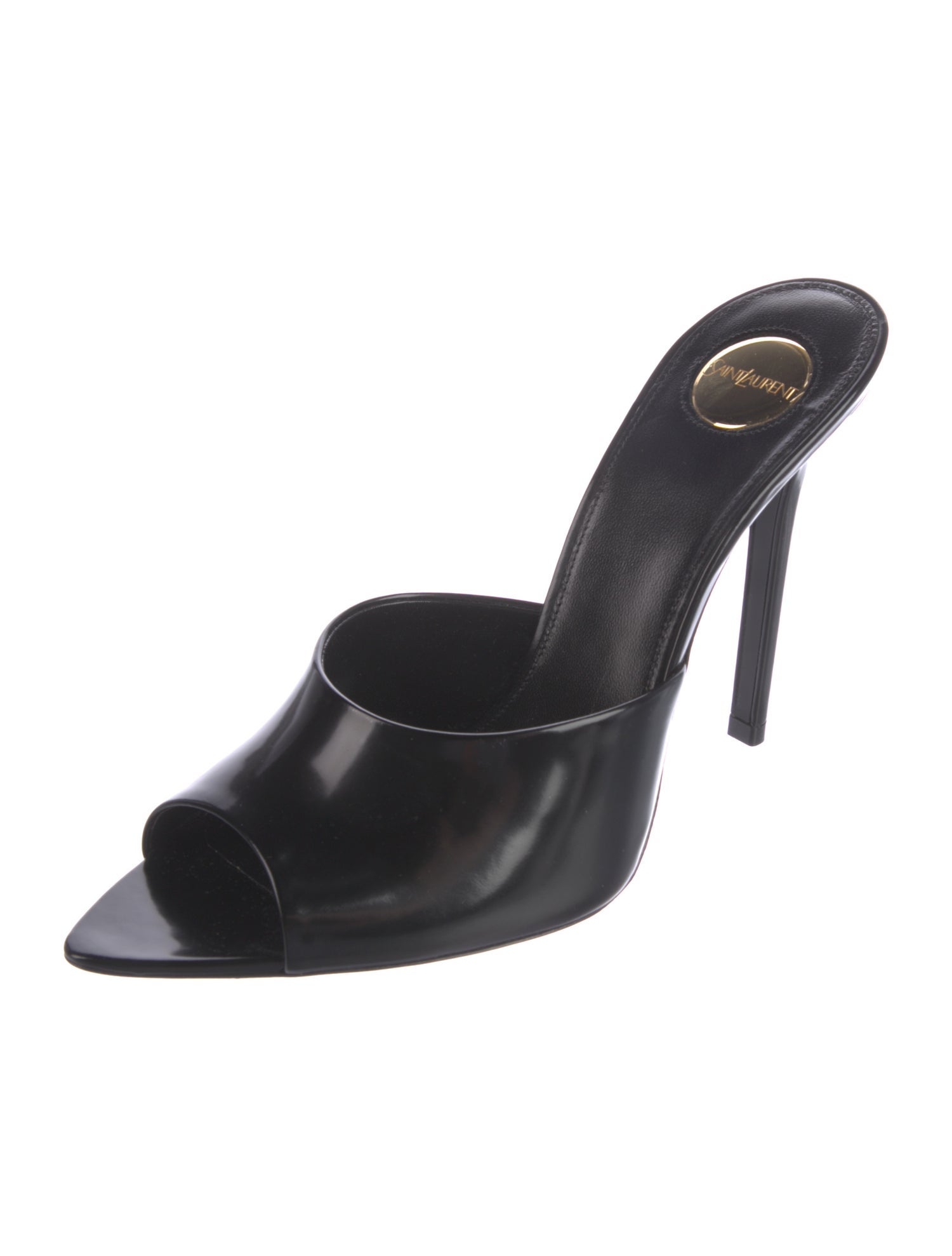 Saint Laurent Leather Mules