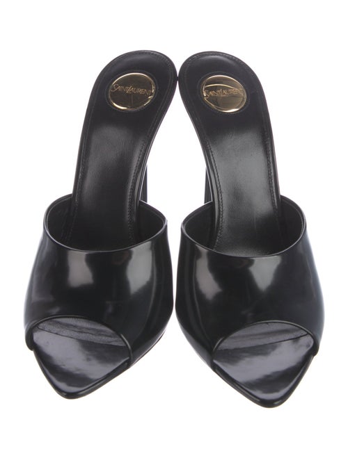 Saint Laurent Leather Mules