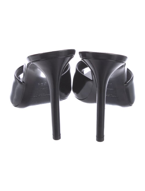 Saint Laurent Leather Mules