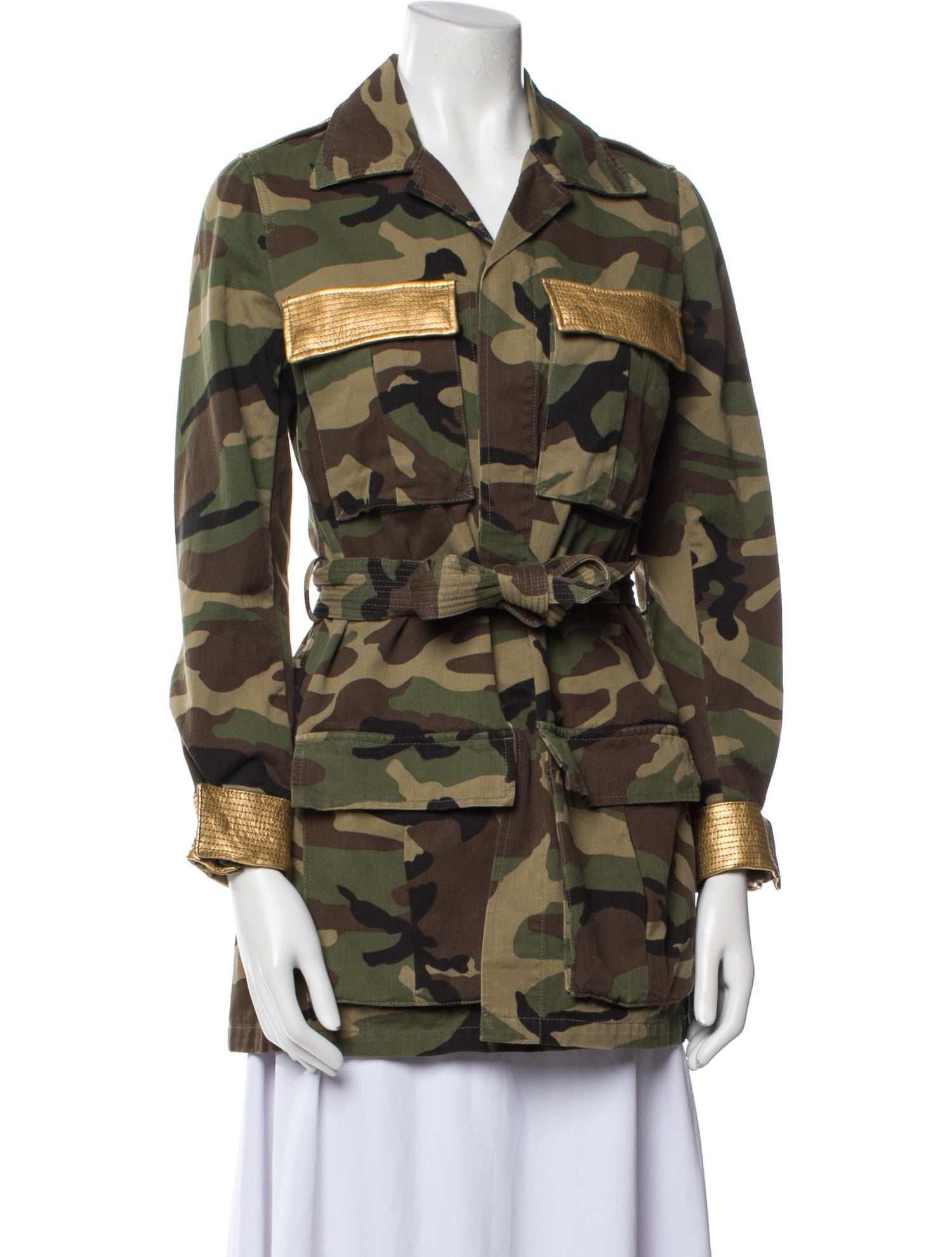 Saint Laurent Printed Utility Jacket