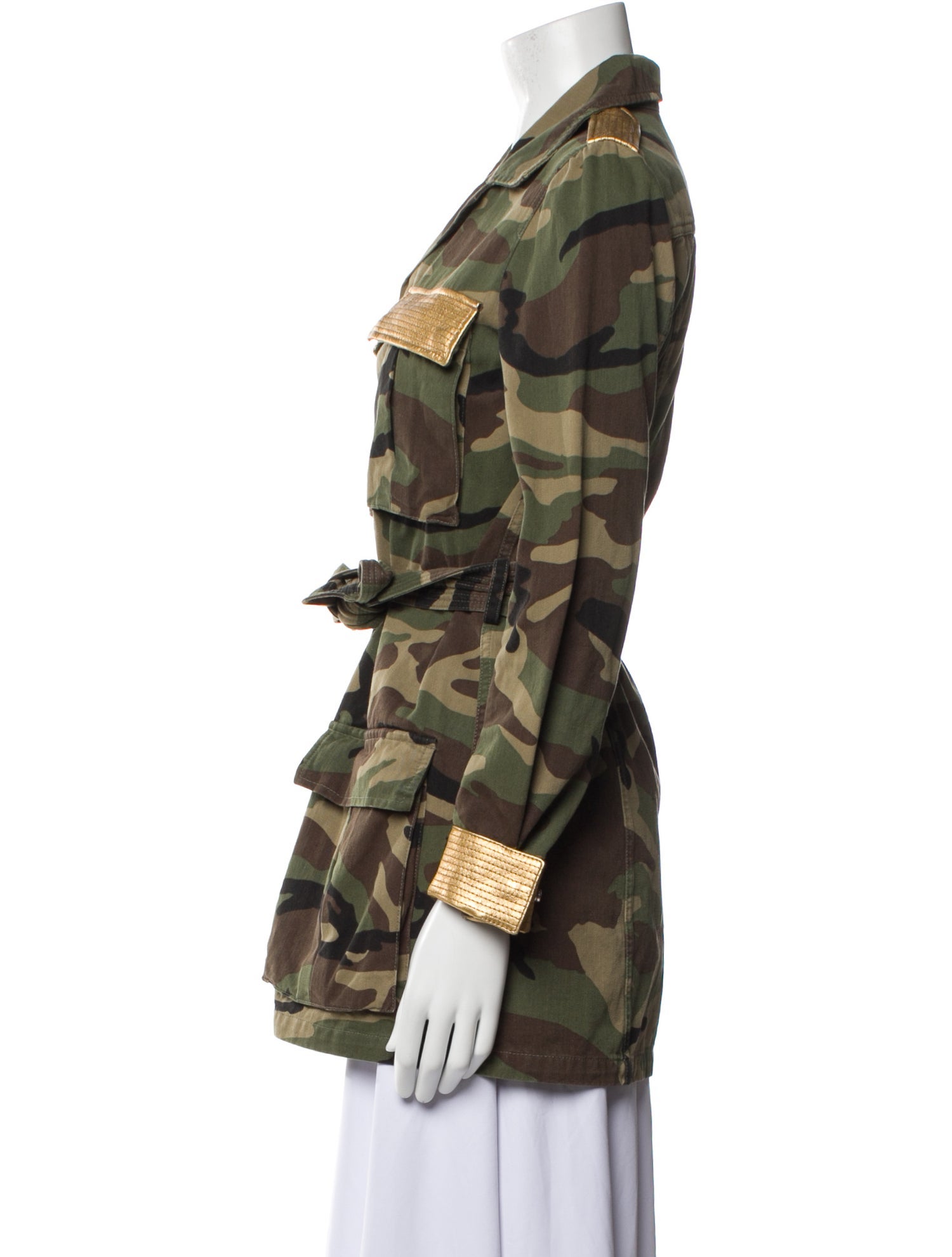 Saint Laurent Printed Utility Jacket