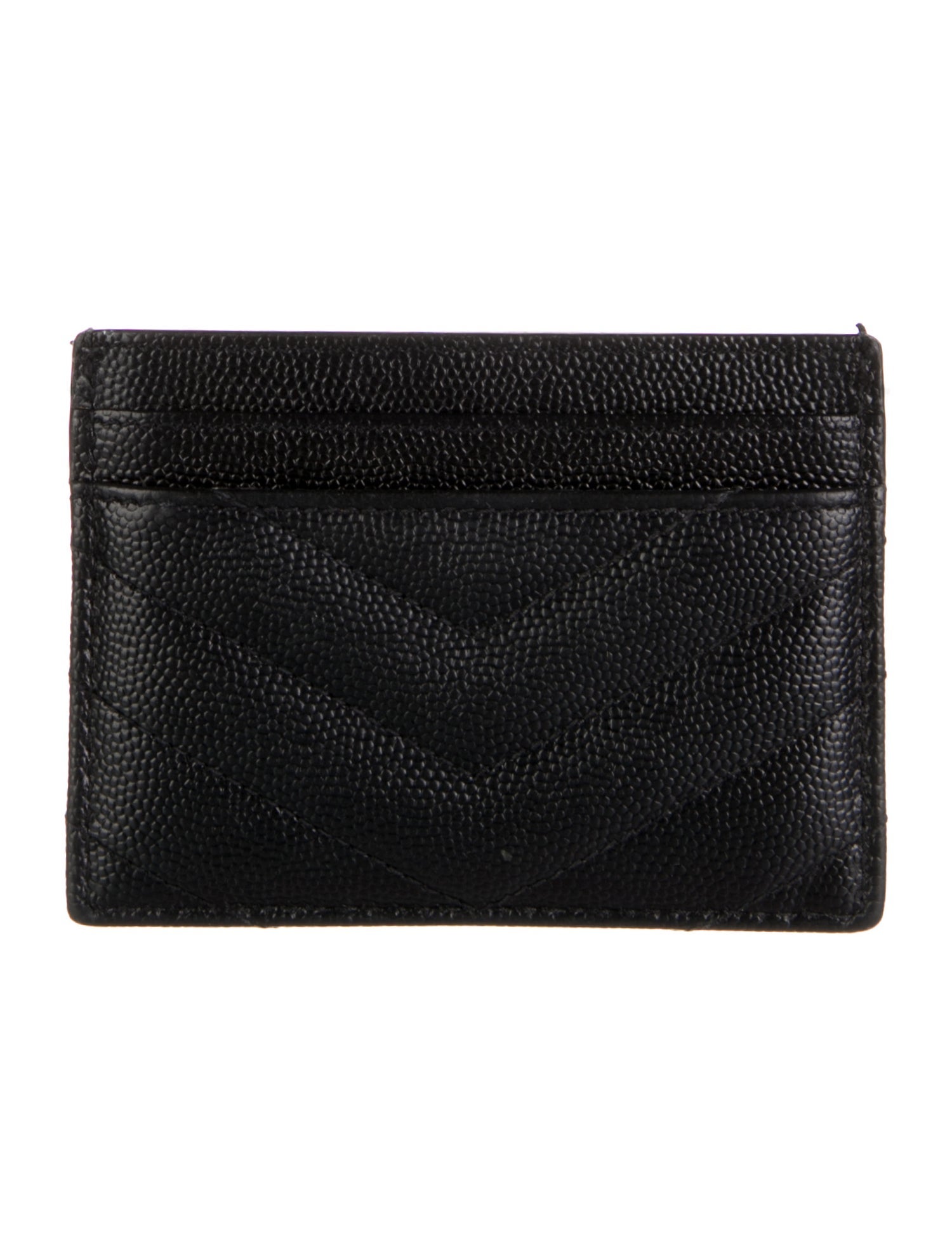 Saint Laurent Monogram Card Case Leather Card Holder