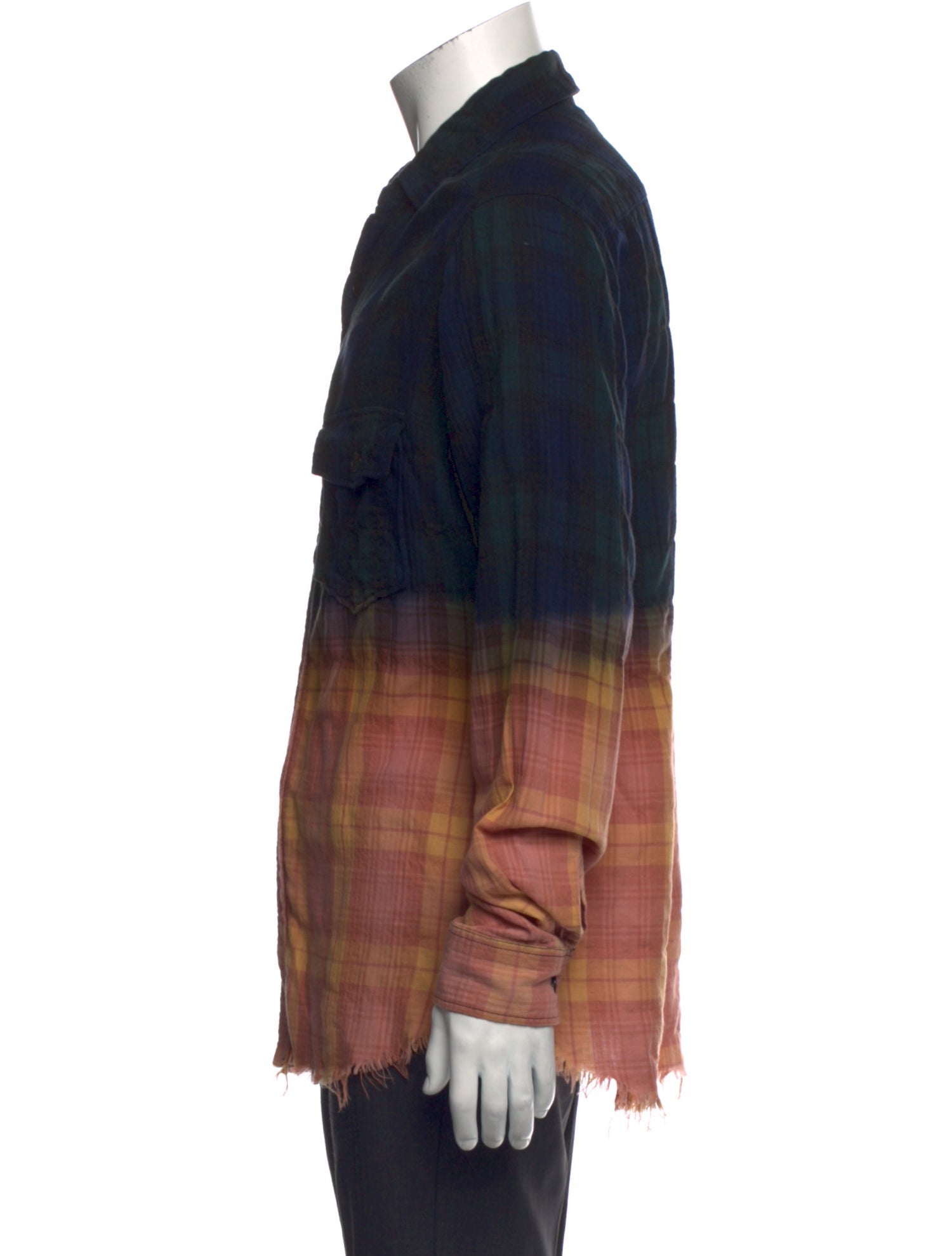 Saint Laurent 2016 Plaid Print Shirt