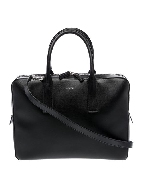 Saint Laurent Leather Leather Briefcase Large 2022