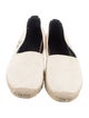 Saint Laurent Canvas Embroidered Accent Espadrilles