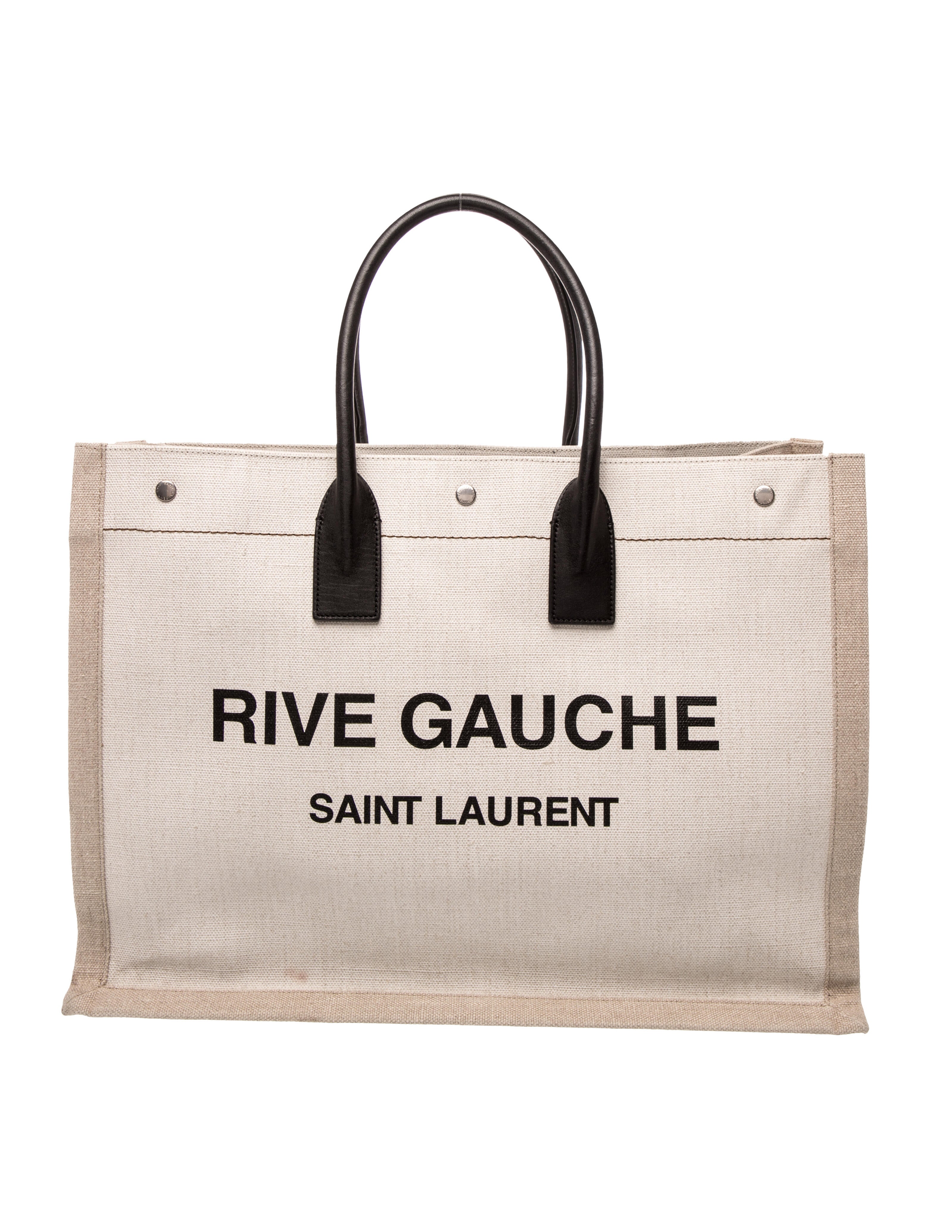 Saint Laurent Canvas Rive Gauche Large
