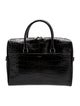 Saint Laurent Embossed Leather Duffle