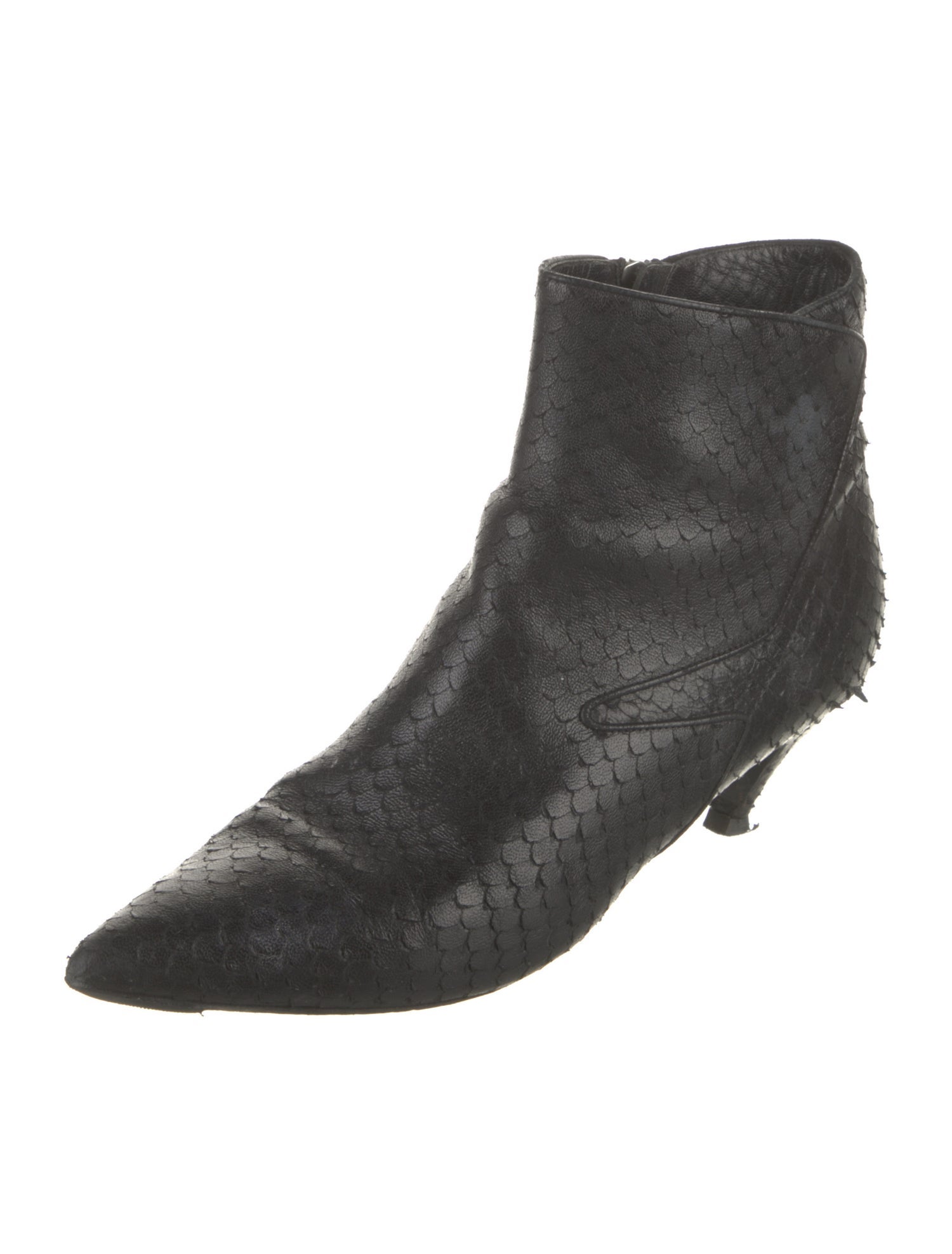 Saint Laurent Snakeskin Boots