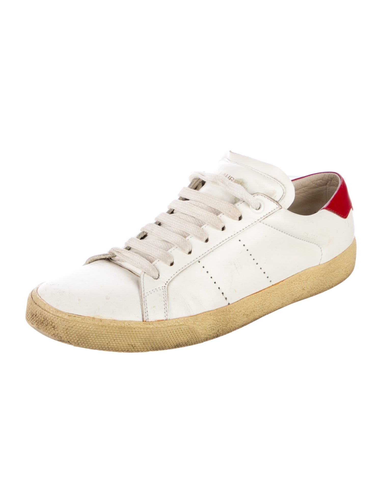 Saint Laurent Leather Sneakers