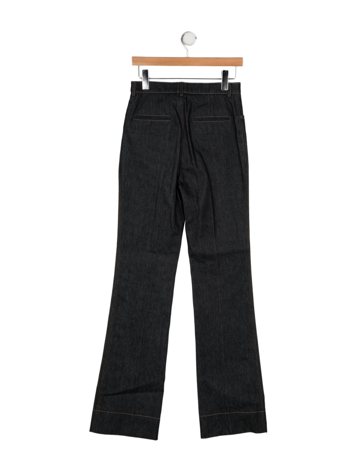Saint Laurent High-Rise Wide Leg Jeans