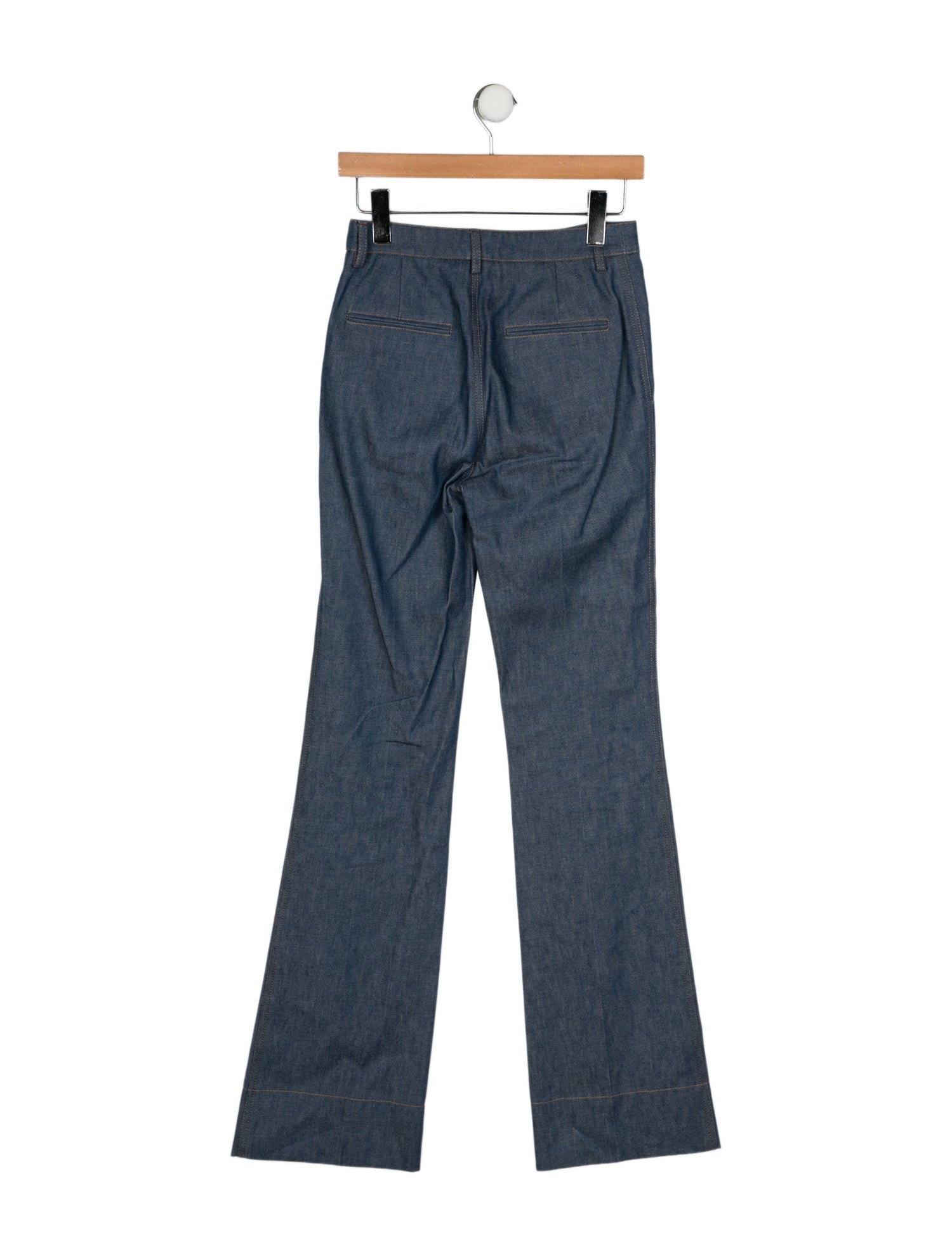 Saint Laurent High-Rise Wide Leg Jeans