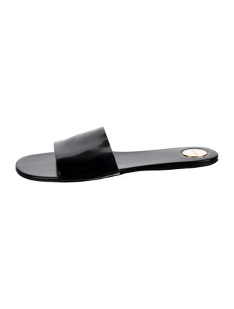 Saint Laurent Carlyle Calfskin Slides