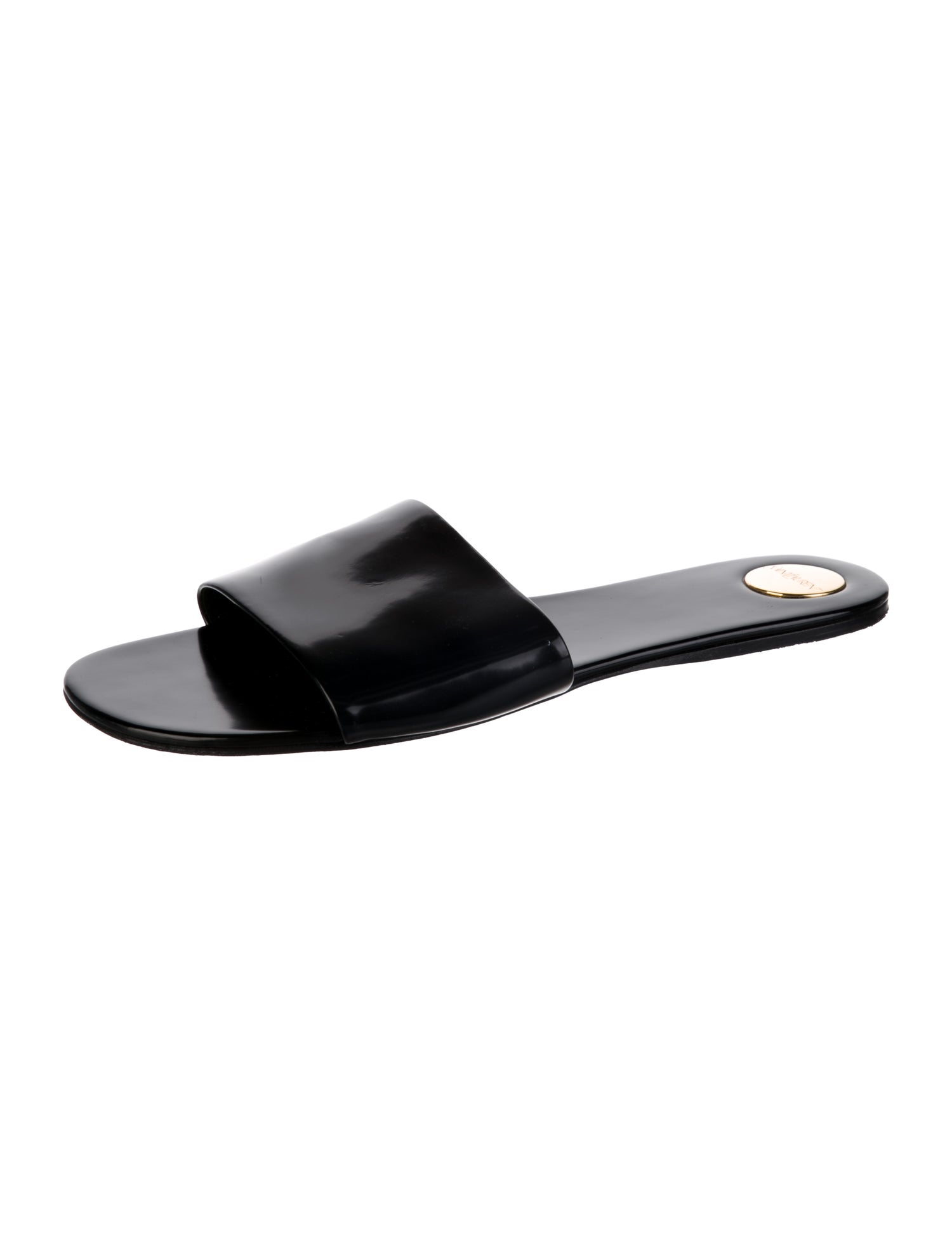 Saint Laurent Carlyle Calfskin Slides