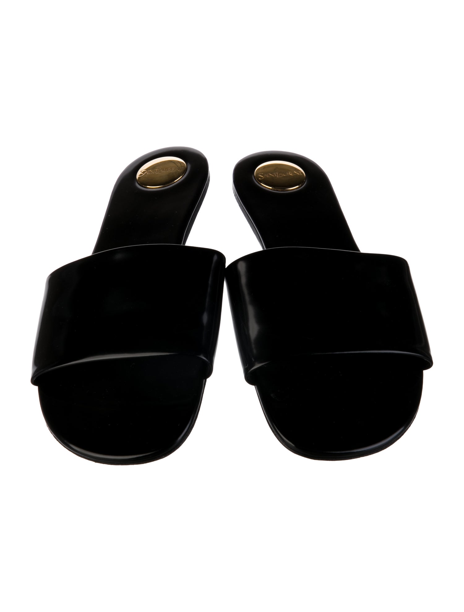 Saint Laurent Carlyle Calfskin Slides