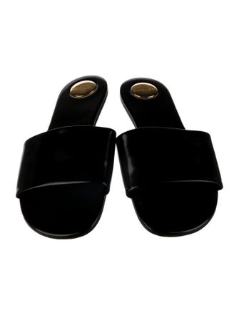 Saint Laurent Carlyle Calfskin Slides
