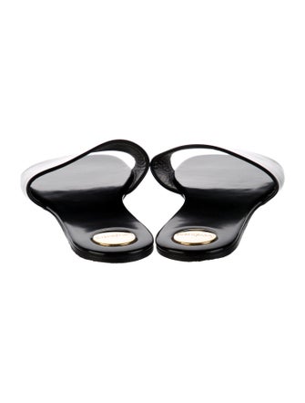 Saint Laurent Carlyle Calfskin Slides