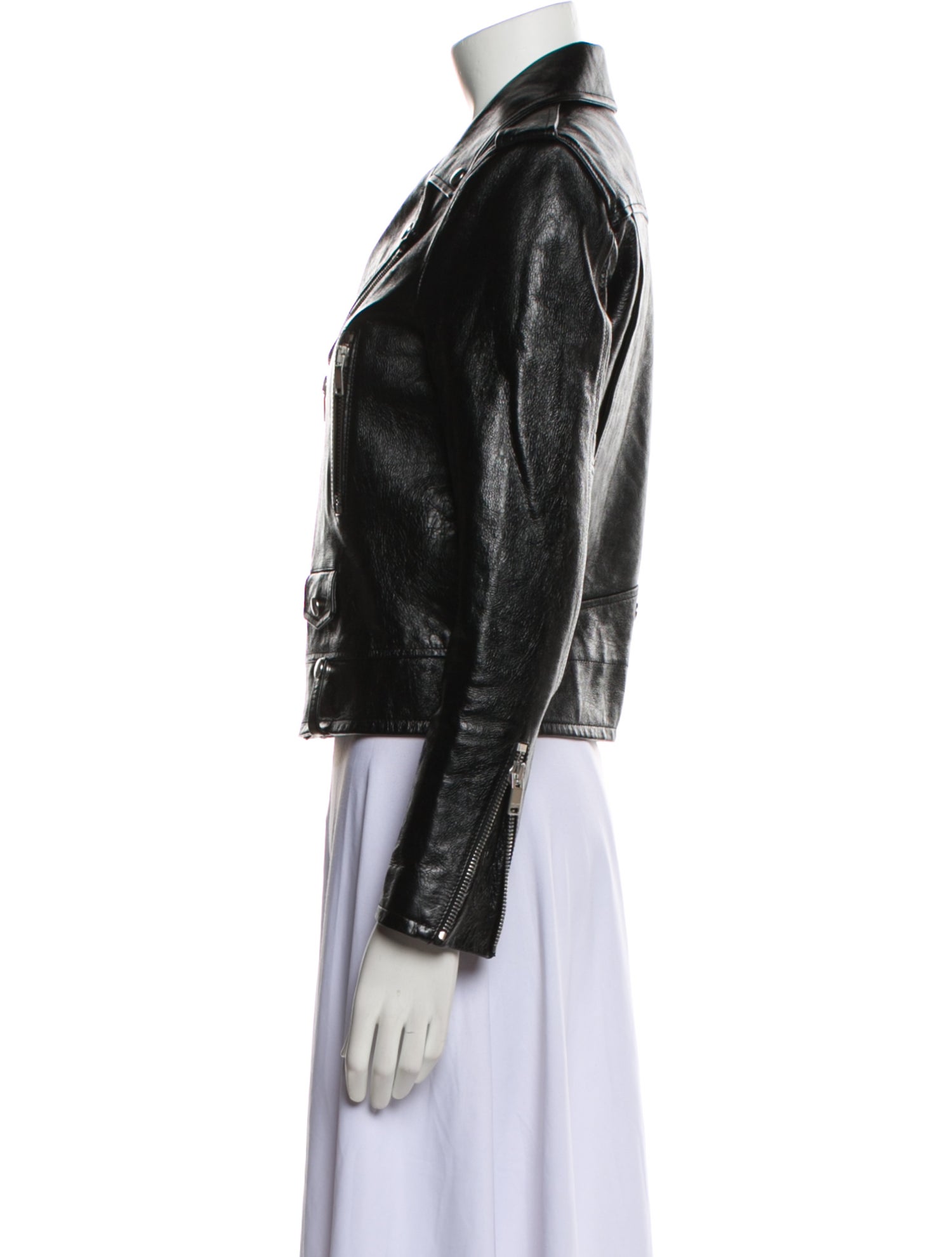 Saint Laurent Calfskin Biker Jacket