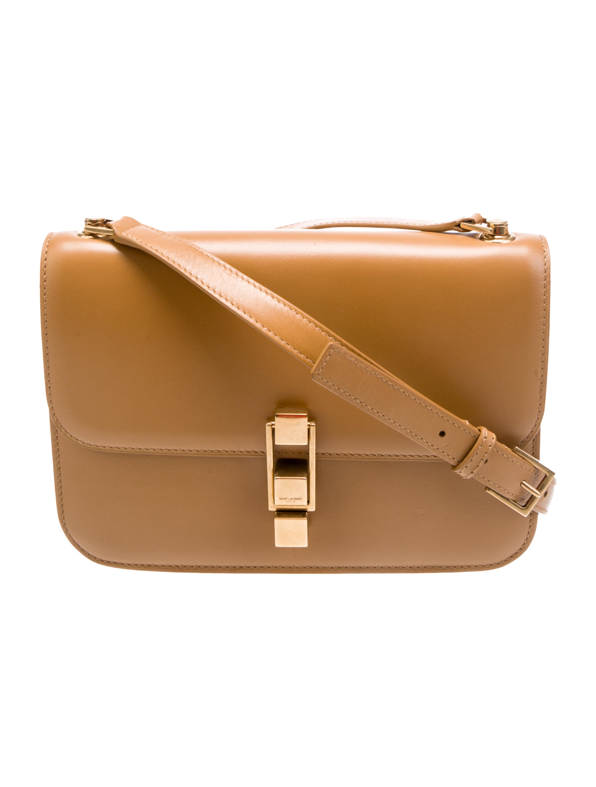 Saint Laurent Leather Crossbody Le Carré Bag Small