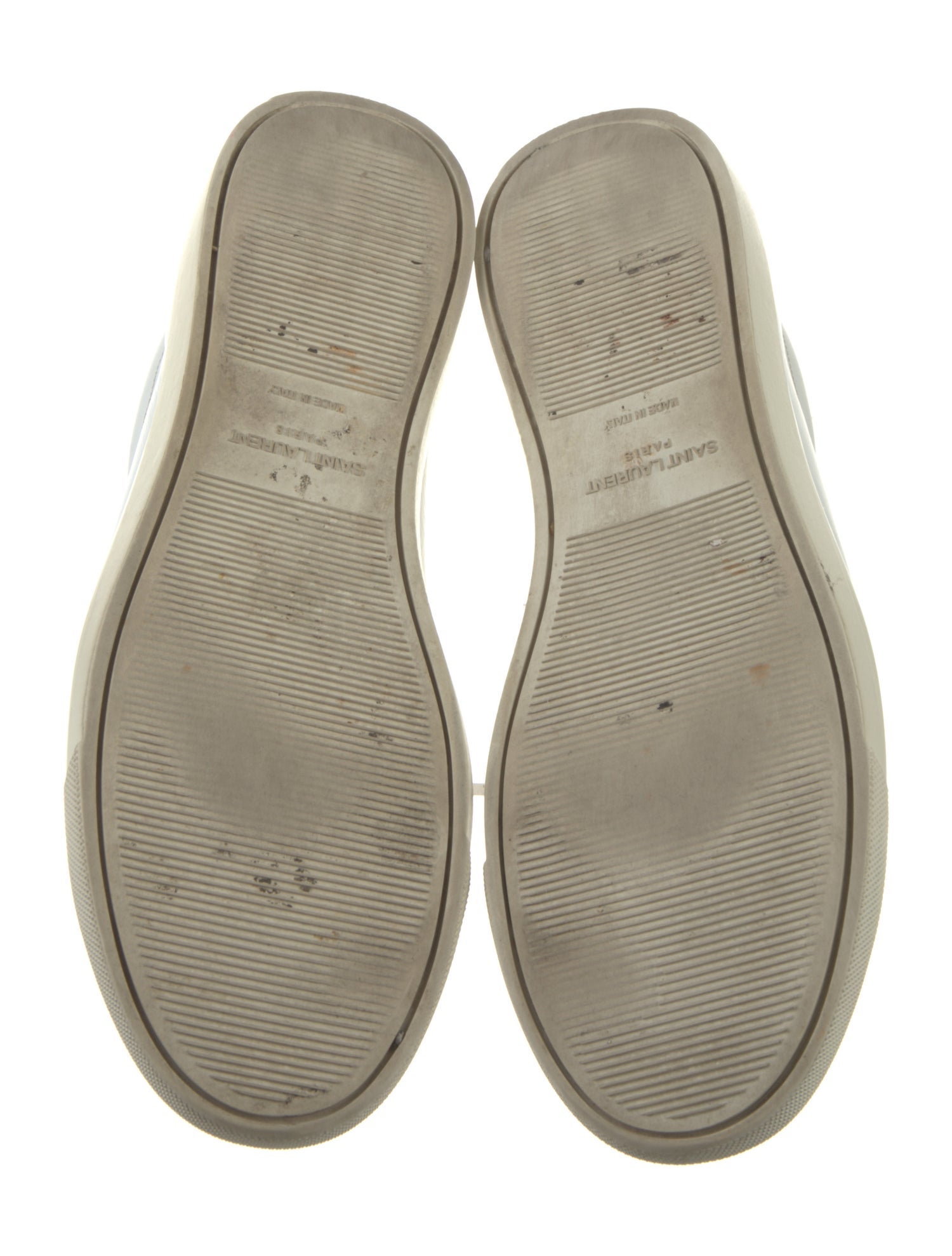 Saint Laurent Leather Printed Sneakers