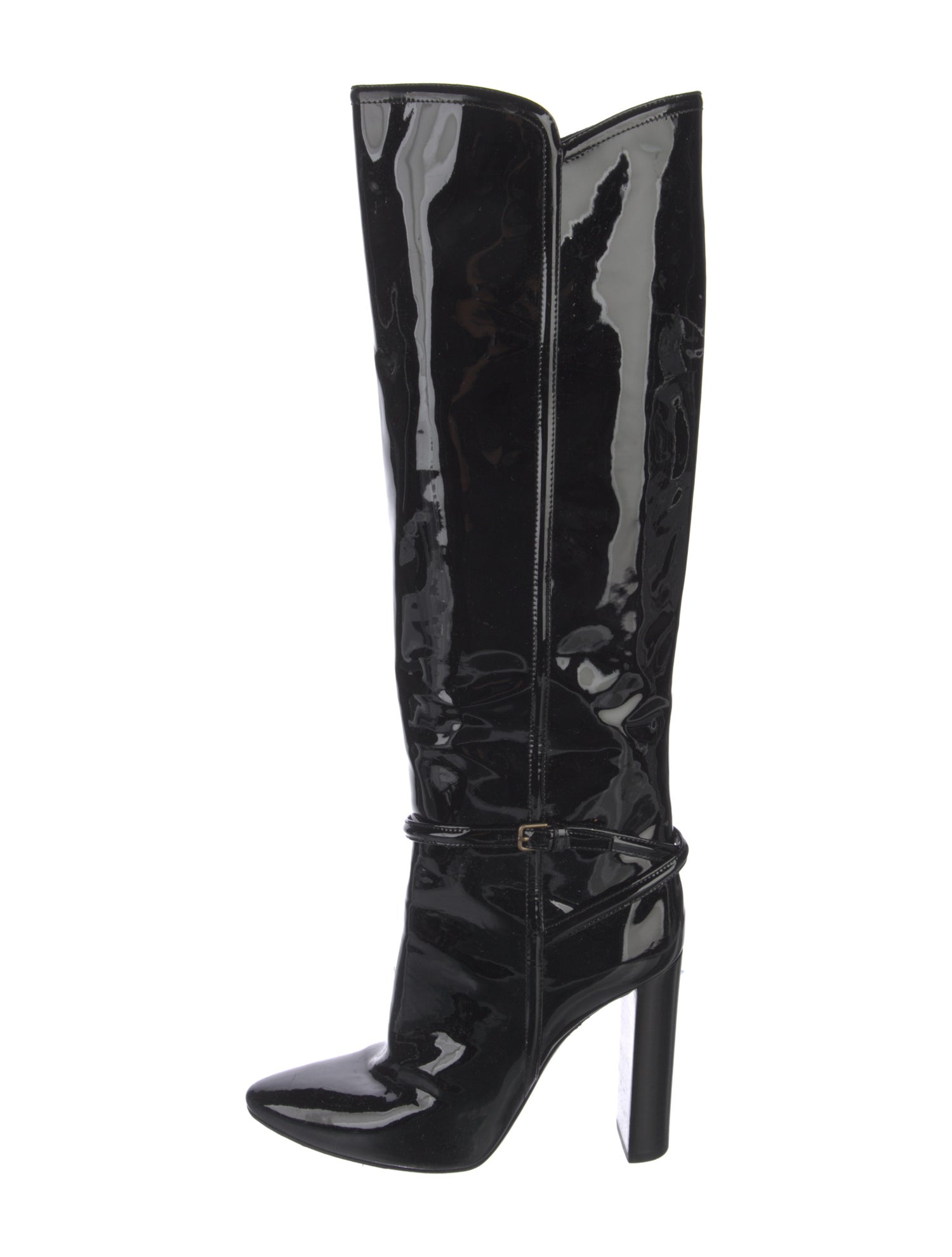 Saint Laurent Patent Leather Boots