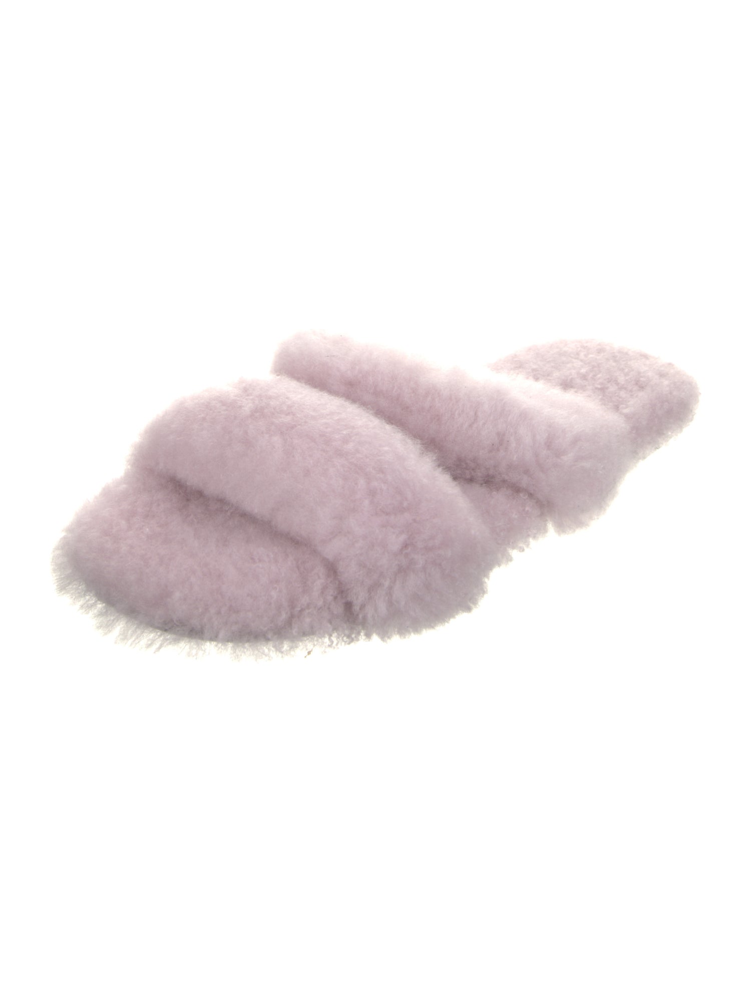 Saint Laurent Fur Slides