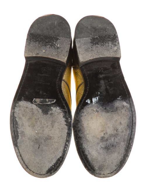 Saint Laurent Leather Combat Boots