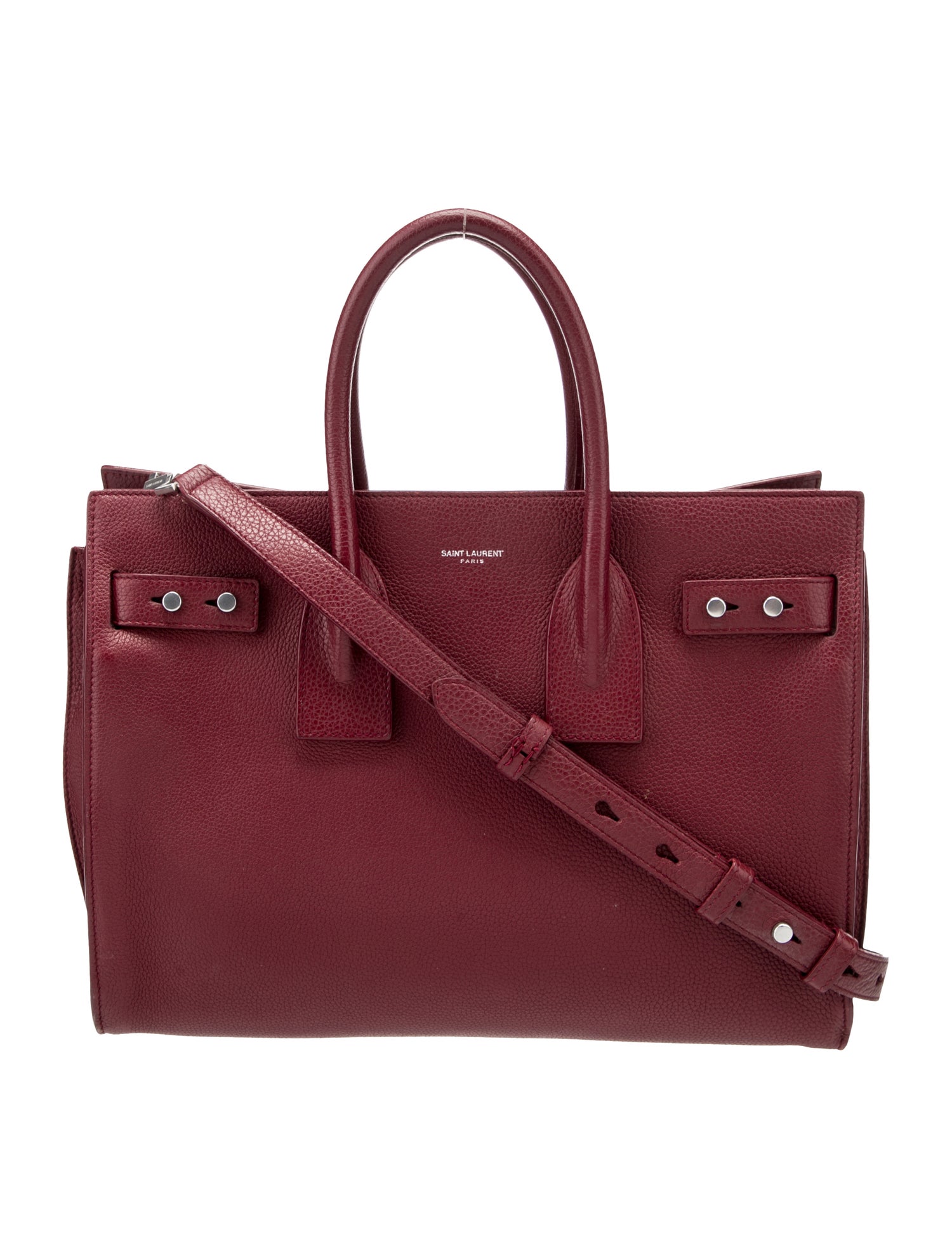 Saint Laurent Leather Sac De Jour