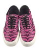 Saint Laurent Leather Printed Sneakers