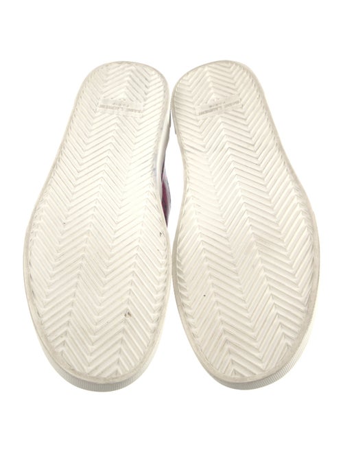 Saint Laurent Leather Printed Sneakers